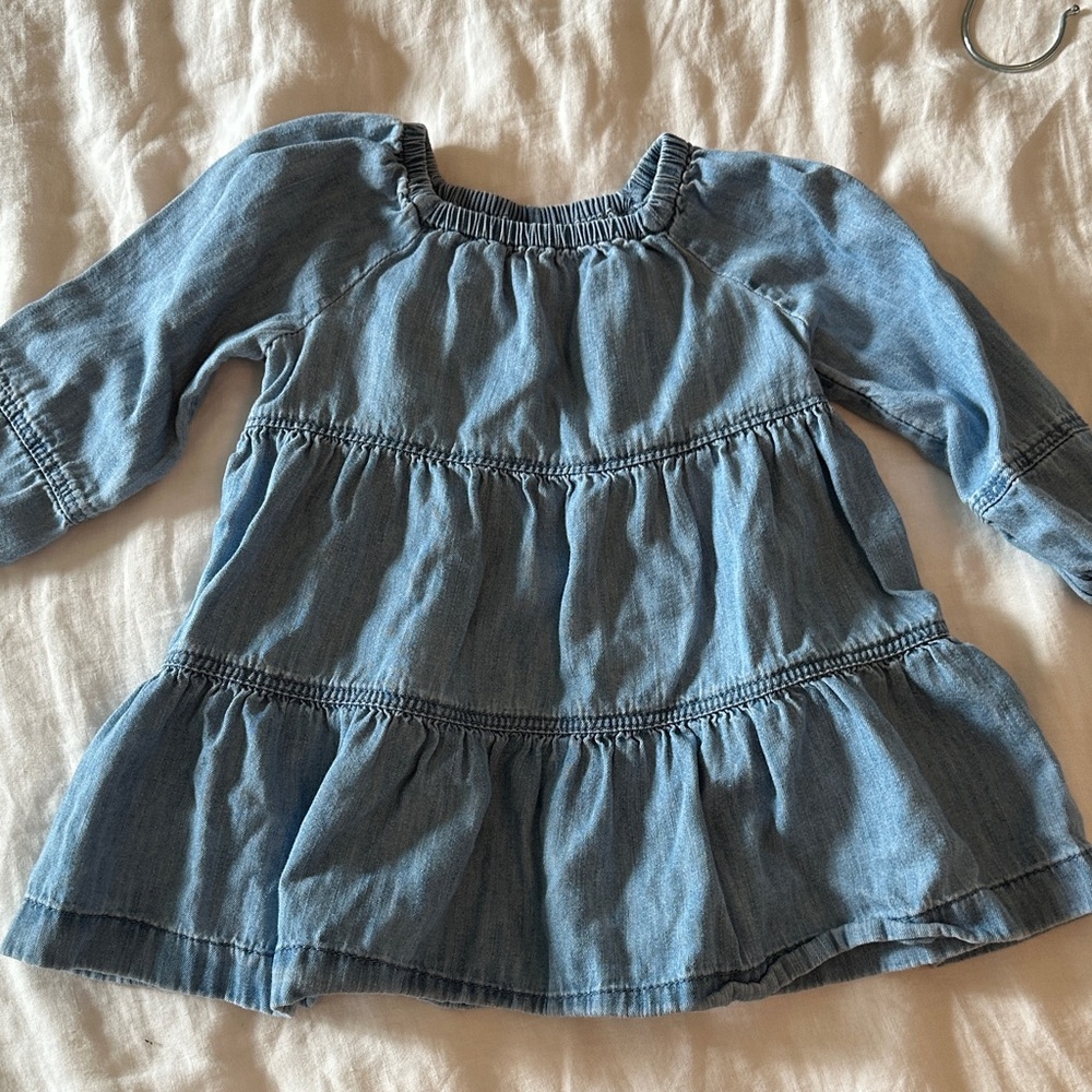 GAP Light Blue Denim Baby Dress
